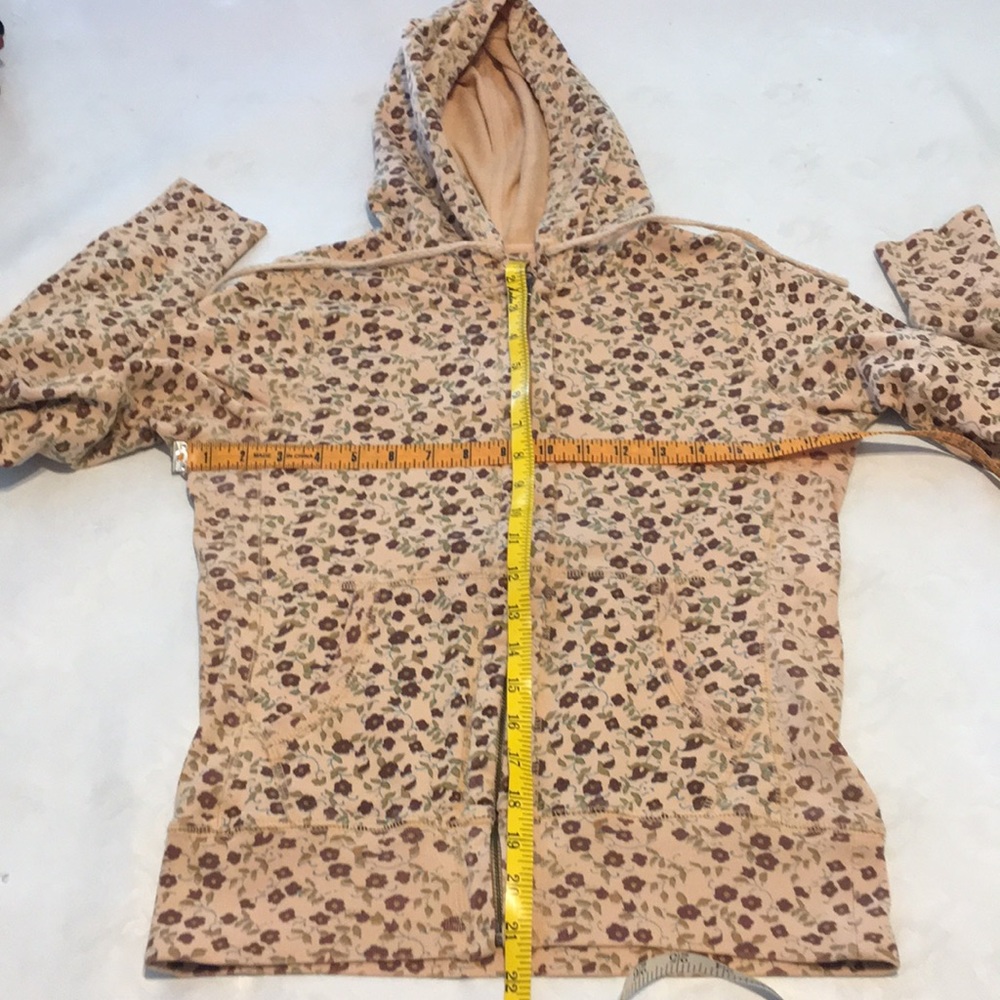 Lucky Brand Floral Sweat Jacket - Sz S - Picture 7 of 7